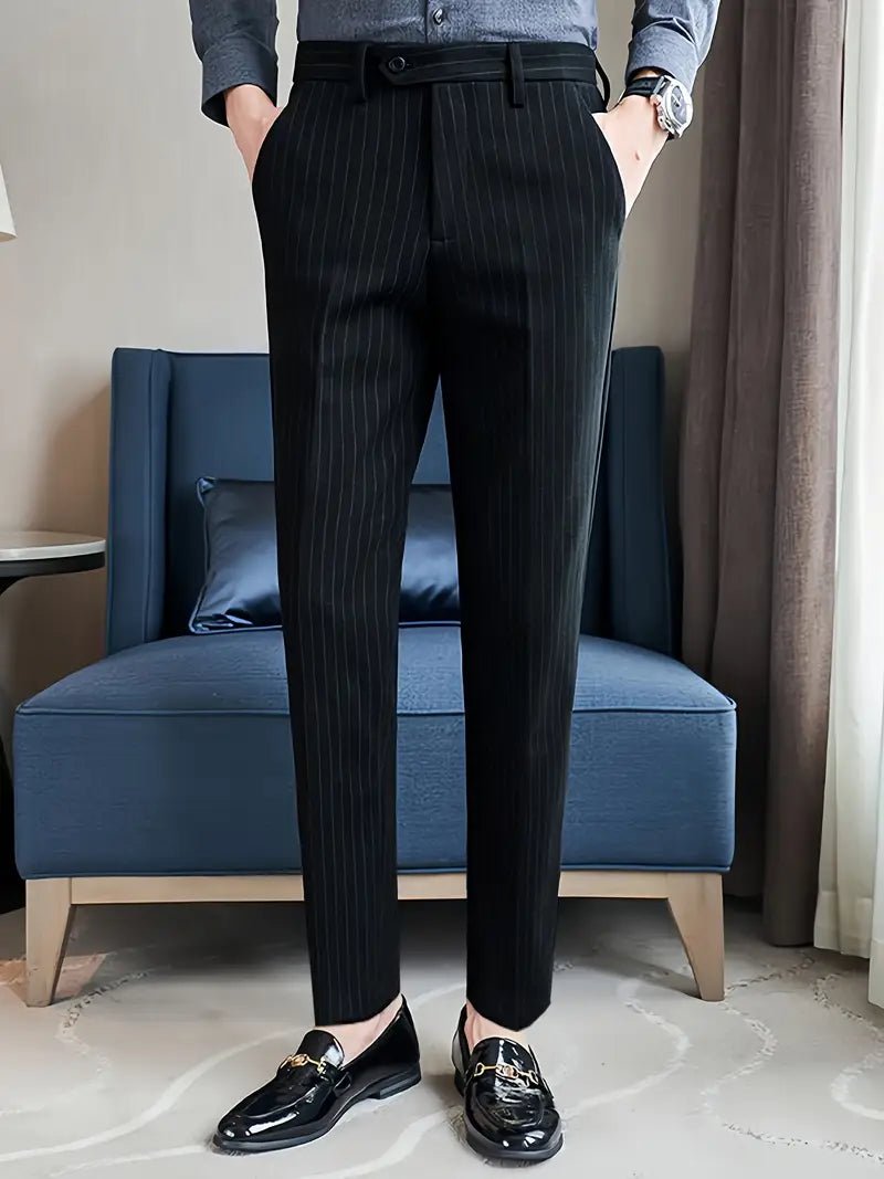 Maxim | Pantalón Clásico a Rayas para Hombre - Modanova