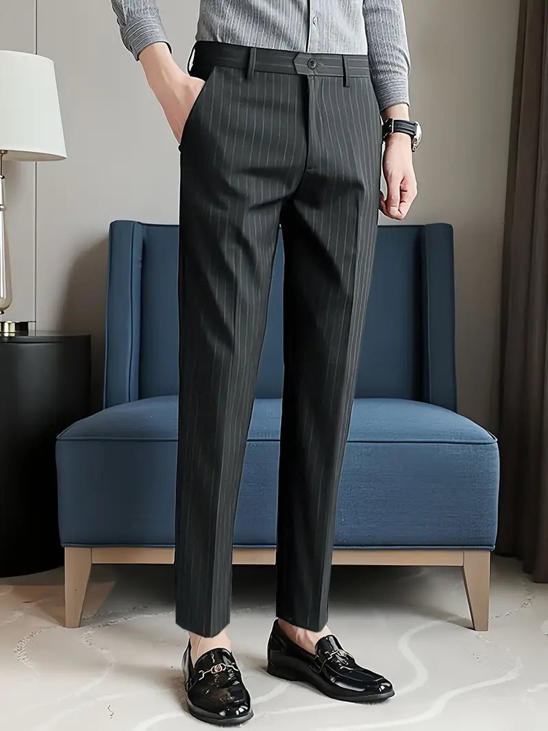 Maxim | Pantalón Clásico a Rayas para Hombre - Modanova