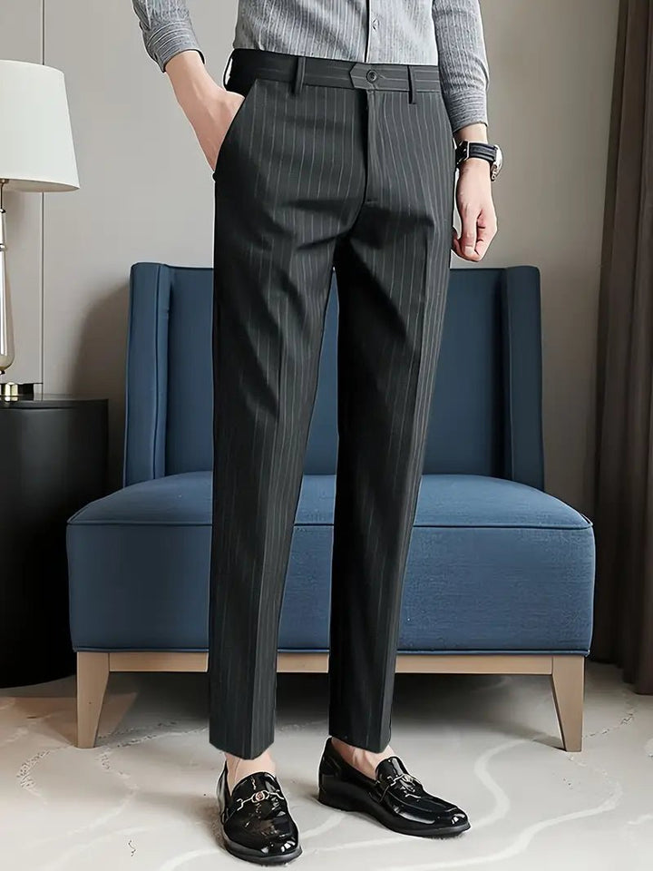 Maxim | Pantalón Clásico a Rayas para Hombre - Modanova