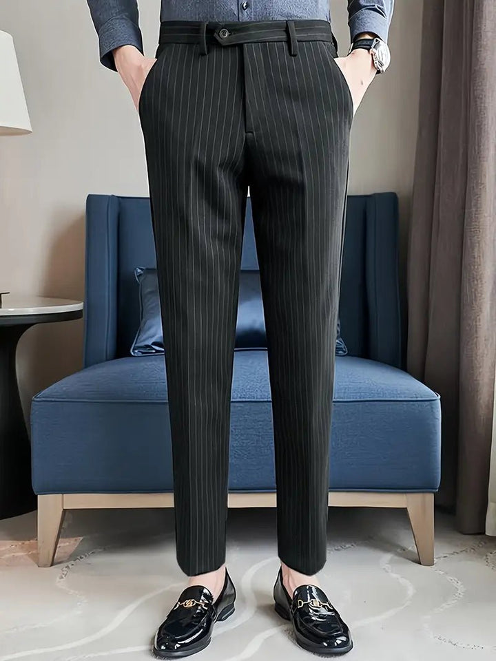 Maxim | Pantalón Clásico a Rayas para Hombre - Modanova