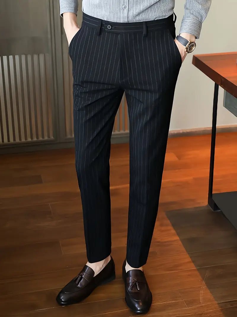 Maxim | Pantalón Clásico a Rayas para Hombre - Modanova