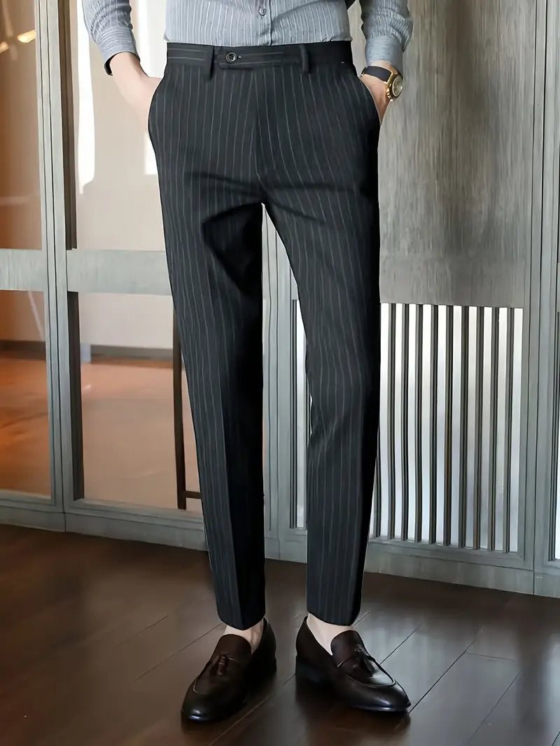 Maxim | Pantalón Clásico a Rayas para Hombre - Modanova