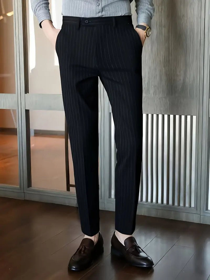 Maxim | Pantalón Clásico a Rayas para Hombre - Modanova