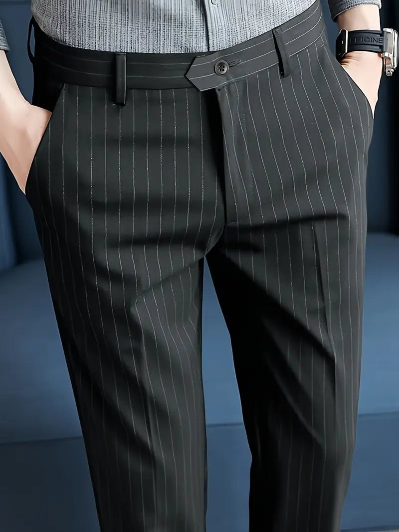 Maxim | Pantalón Clásico a Rayas para Hombre - Modanova