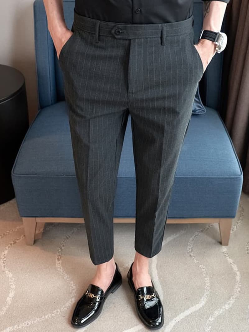 Maxim | Pantalón Clásico a Rayas para Hombre - Modanova
